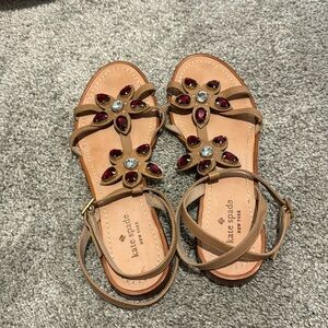 Kate Spade Flower with Gems Sandals